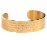Gouden armband motivation